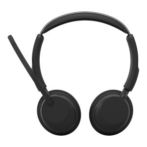 Jabra Evolve3 45 UC - Auscultadores - no ouvido - bluetooth - sem fios, com cabo - cancelamento de ruído activo - USB-C através de adaptador de Bluetooth, USB-C - Certificação MFi, Certificação Microsoft Swift Pair, Otimizado pata UC, Works With Chro