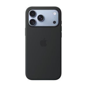 Apple - Cobertura protectora para telemóvel - compatibilidade MagSafe - silicone - preto - para iPhone 18 Pro Max