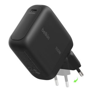 Belkin BoostCharge - Adaptador de alimentação - GaN - 100 watt - Fast Charge (USB-C) - preto