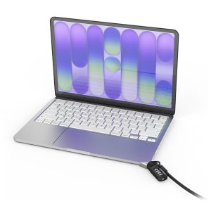 Compulocks - Adaptador de trava de ranhura de segurança - with combination cable lock (corner lock) - prata - para Apple MacBook Neo