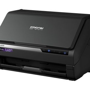 Epson FastFoto FF-680W - Escaneador de documento - Sensor de Imagem de Contacto (SIC) - Duplex - A4 - 600 ppp x 600 ppp - até 45 ppm (mono) / até 45 ppm (cor) - ADF (100 folhas) - USB 3.0, Wi-Fi(n)