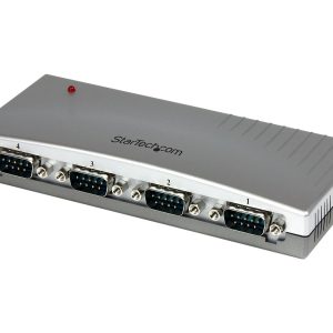 Startech 4 Port USB to Serial RS232 Adapter - DB9M - RS232 Extension - Serial to USB (ICUSB2324) - Adaptador serial - USB - RS-232 x 4