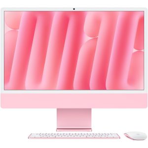 Apple iMac with 4.5K Retina display - All-in-one M4 - RAM 16 GB - SSD 256 GB - Apple M4 8-core - IEEE 802.11ax (Wi-Fi 6E), Bluetooth 5.3 - macOS Sequoia 15.0 - monitor: LED 24" 4480 x 2520 (4.5K) - teclado: Português - rosa