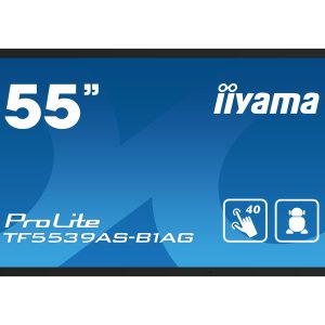 iiyama ProLite TF5539AS-B1AG - 55" Classe Diagonal ecrã LCD com luz de fundo LED - sinalização digital - com leitor de multimédia e ecrã tátil incorporados (multi toque) - Android - 4K UHD (2160p) 3840 x 2160 - preto
