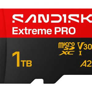 SanDisk Extreme PRO - Cartão de memória flash (adaptador SD Incluído) - 1 TB - A2 / Video Class V30 / UHS-I U3 - microSDXC UHS-I