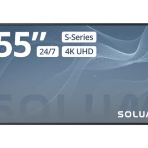 Solum S55A - 55" Classe Diagonal S Series ecrã LCD com luz de fundo LED - sinalização digital - Android - 4K UHD (2160p) 3840 x 2160 - Edge LED - preto