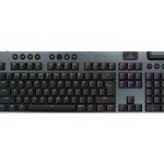 Logitech G G915 X - Teclado - LIGHTSPEED - luz traseira - sem fios - Bluetooth 5.0, 2.4 GHz, USB - QWERTY - Padrão internacional americano - interruptor: GL Tactile - preto