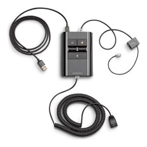 Poly MDA524 QD - Interruptor de telefone portátil/computador/auricular para auricular, telefone de secretária - QD, USB-A - para Poly EncorePro 500 USB, 700 USB - Replaces Poly SKU 212164-01