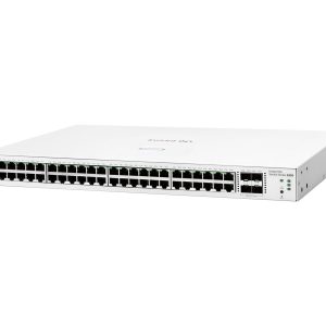 HPE Networking Instant On 1830 48G 4SFP Switch - Interruptor - inteligente - 48 x 10/100/1000 + 4 x Gigabit SFP - desktop, montável em trilho