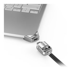 Compulocks - Adaptador de trava de ranhura de segurança - with keyed cable lock (corner lock) - prata - para Apple MacBook Neo