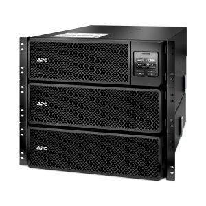 APC Smart-UPS SRT 8000VA RM - UPS (montável em bastidor) - AC 230 V - 8000 watt - 8000 VA - Ethernet 10/100, USB - conectores de saída: 14 - 6U - preto - para P/N: AR2487G, AR3100W, AR3105SP, AR3105W, AR3155W, AR3305W, AR3355SP, AR3355W, NBWL0356A