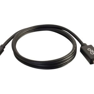 C2G 6ft Mini DisplayPort to HDMI Cable - Mini DP to HDMI Adapter Cable - M/M - Adaptador de vídeo - Compatível com TAA - Mini DisplayPort macho para HDMI macho - 1.83 m - preto