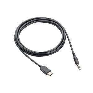 Poly - Adaptador USB-C para jack de auscultadores - 24 pin USB-C macho para mini-phone stereo 3.5 mm macho - Replaces Poly SKU 222904-01
