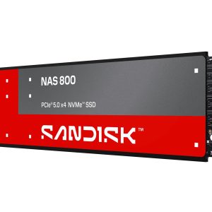 SanDisk NAS 800 - SSD - encriptado - 1.92 TB - interna - M.2 2280 S3-M - PCI Express 5.0 x4 (NVMe) - TCG Opal Encryption 2.02