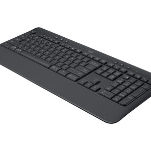 Logitech Signature - Teclado - sem fios - Bluetooth 5.1 - QWERTZ - Alemão - grafite