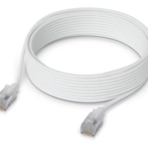 Ubiquiti UniFi - Cabo patch - RJ-45 (M) para RJ-45 (M) - 5 m - 3 mm - blindado - CAT 6a - inicializado, interior - branco