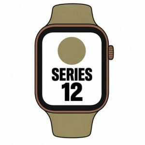 Apple Watch Series 12/ GPS/ Cellular/ 42mm/ Bronze Escuro/ Bracelete Desportiva Verde-Oliva (S/M)