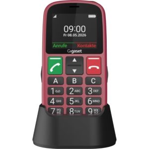 Telemóvel Gigaset GL30 para Pessoas Idosas/ 4G/ Vermelho