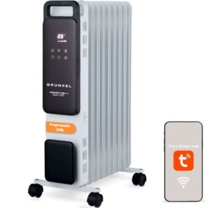 Radiador a Óleo Grunkel RD-2000PRO/ 3 Potências/ 2000W/ 9 Elementos/ WiFi