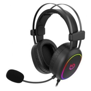 Auscultadores Gaming com Microfone Hiditec Erys ARGB/ Jack 3,5/ Pretos