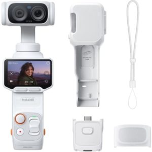 Câmara Digital Desportiva Insta360 Luna Ultra Pack Standard/ 8K/ Ângulo de visão 360º/ Branca