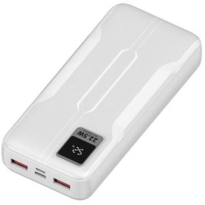 Powerbank 20000mAh Leotec LEPOW20W22W/ 22.5W/ Branca