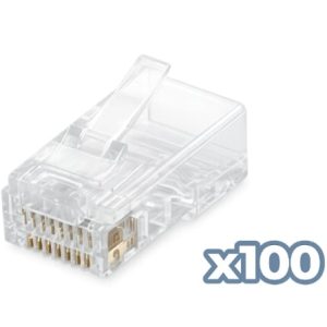 Conector RJ45 Phasak PHK 2240 Cat.6 UTP/ 100 unidades