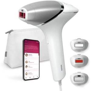 Depiladora de Luz Pulsada Philips Lumea IPL Série 8000/ com Cabo/ Inclui 4 Acessórios