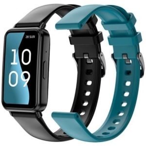 Smartwatch SPC Duo Fit/ Notificações/ Frequência Cardíaca/ Preto Escuro