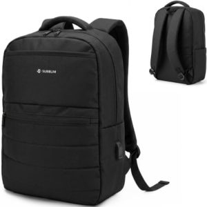Mochila Subblim Compact Backpack 15L para Portáteis até 15.6"/ Repelente à água/ Fita para Trolley/ Preta