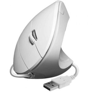 Rato Vertical Subblim Glide Vertical Ergo Com Fios/ Até 1600 DPI/ Branco