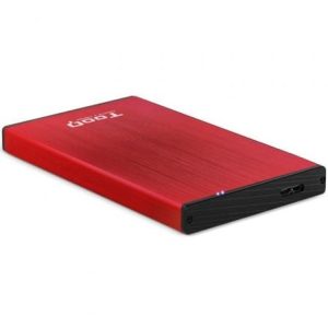 Caixa Externa para Disco Rígido de 2.5" TooQ TQE-2527R/ USB 3.1