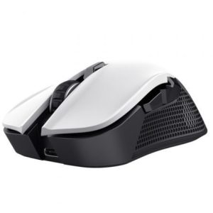 Rato Gaming Sem Fios Trust Gaming GXT 923W YBAR/ Bateria recarregável/ Até 7200 DPI/ Branco