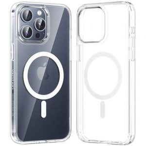 Capa Resistente com MagSafe Vention KUCT0-20 / Compatível com iPhone 15 Plus / Transparente
