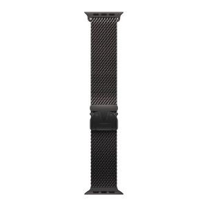 Apple - Laço para relógio inteligente - 49 mm, titânio - tamanho Médio - preto