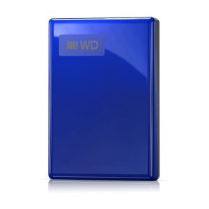WD My Passport - Disco rígido - encriptado - 2 TB - externa (portátil) - USB 3.2 Gen 1 (USB C conector) - 256-bits AES - cobalto