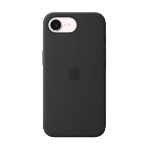 Apple - Cobertura protectora para telemóvel - compatibilidade MagSafe - silicone - preto - para iPhone 17e