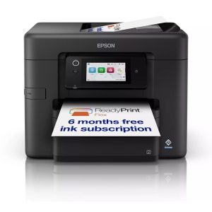 Epson WorkForce Pro WF-4930 - Impressora multi-funções - a cores - jacto de tinta - A4/Legal (media) - até 25 ppm (impressão) - 500 folhas - 33.6 Kbps - USB 2.0, LAN, host USB, Wi-Fi(ac) - com 6 meses de assinatura gratuita do ReadyPrint Flex