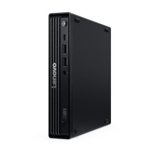 Lenovo ThinkCentre M70q Gen 6 13HA - AI PC - pequeno Core Ultra 5 225T / até 4.9 GHz - RAM 16 GB - SSD 512 GB - TCG Opal Encryption, NVMe - Intel Graphics - Gigabit Ethernet, Bluetooth 5.2, IEEE 802.11ax (Wi-Fi 6) - Win 11 Pro - monitor: nenhum - tec