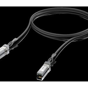 Ubiquiti - Cabo de ligação directa 25GBase - SFP28 para SFP28 - 3 m - 5.2 mm - passivo - preto