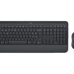 Logitech Signature MK650 Combo for Business - Conjunto de teclado e rato - sem fios - Bluetooth LE - QWERTY - Espanhol - grafite
